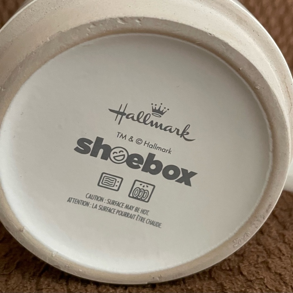 NWOT Hallmark Shoebox coffee mug - PIE CHART OF HOW MUCH I LIKE COFFEE - Picture 3 of 4